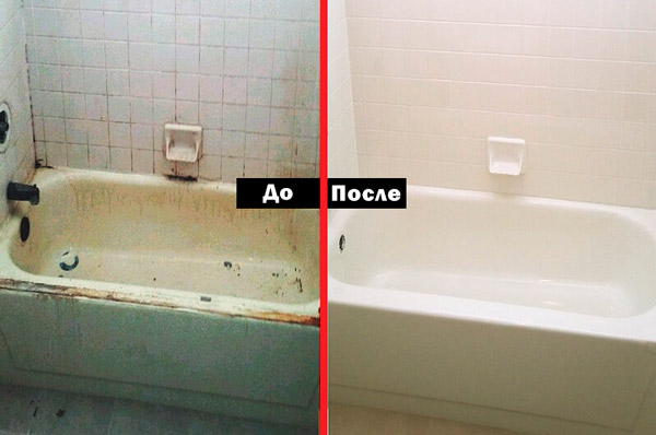  Покраска ванной комнаты до и после - 9